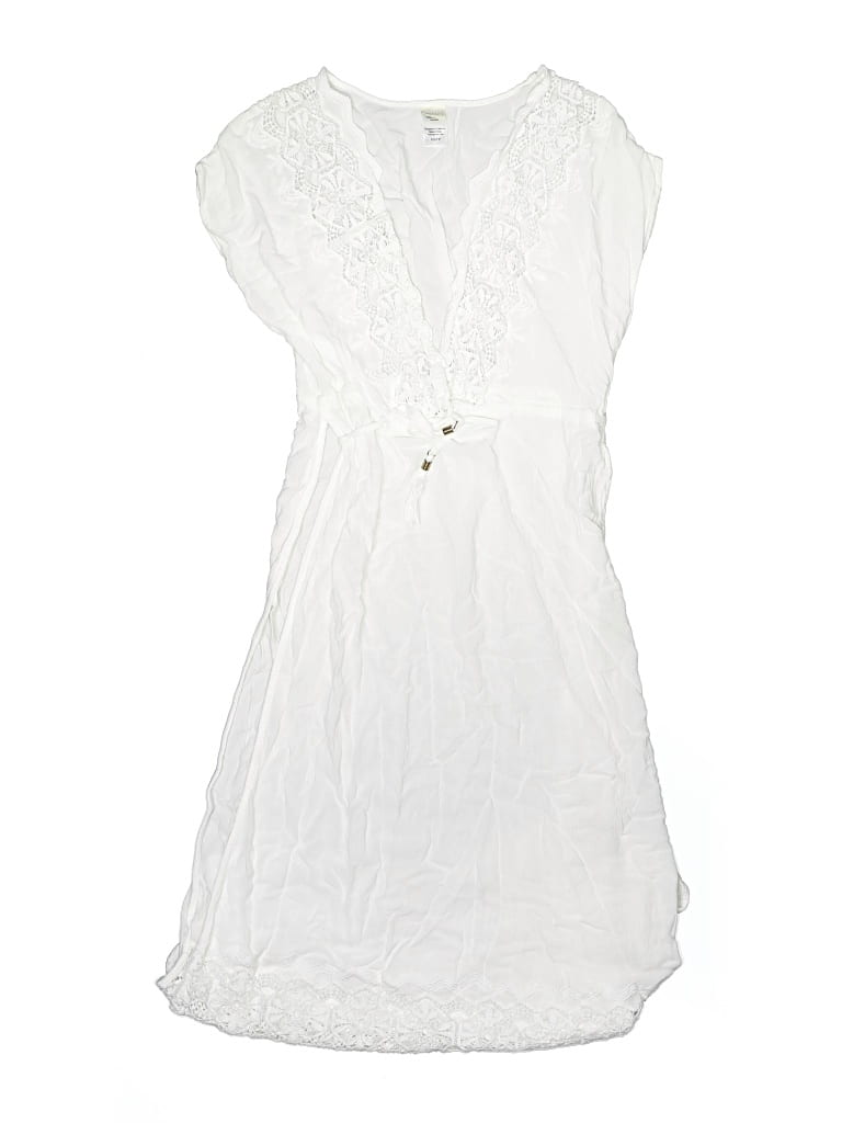 Pre-owned L*space Casual Dress In White