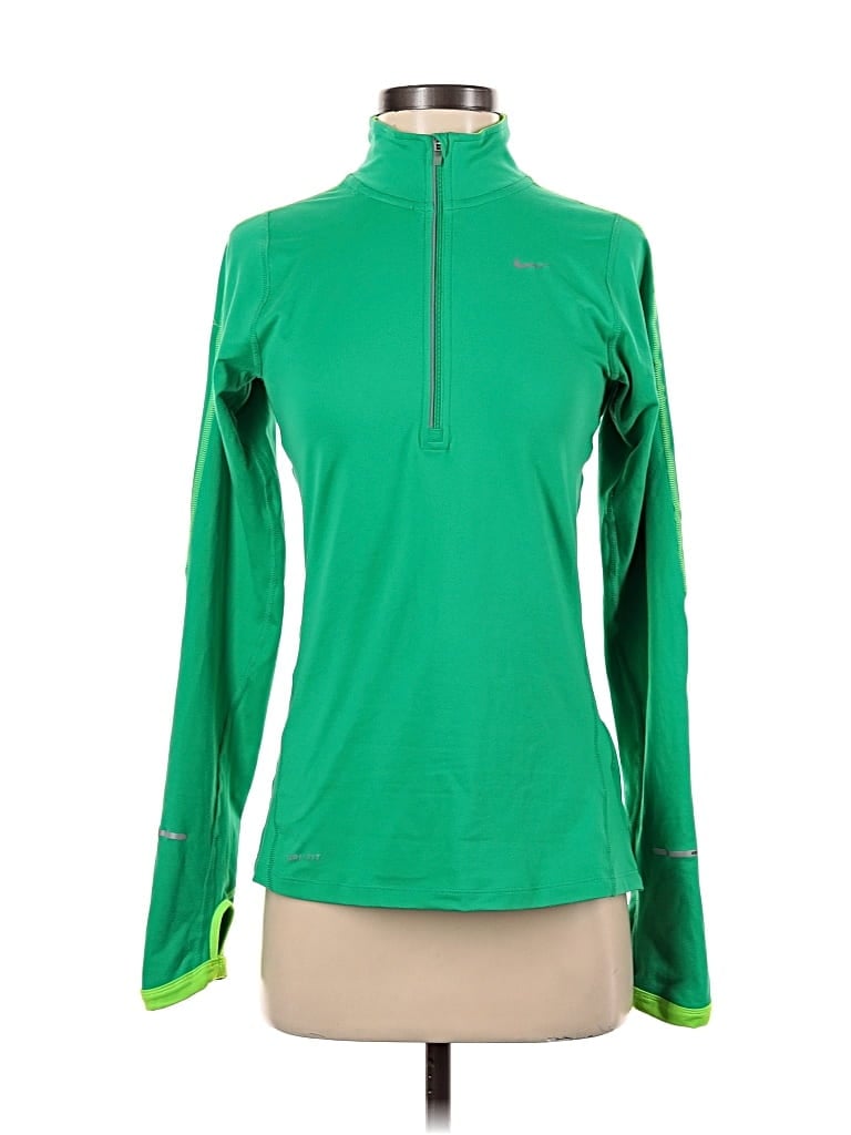 Pre-owned Nike Long Sleeve T-shirt In Green