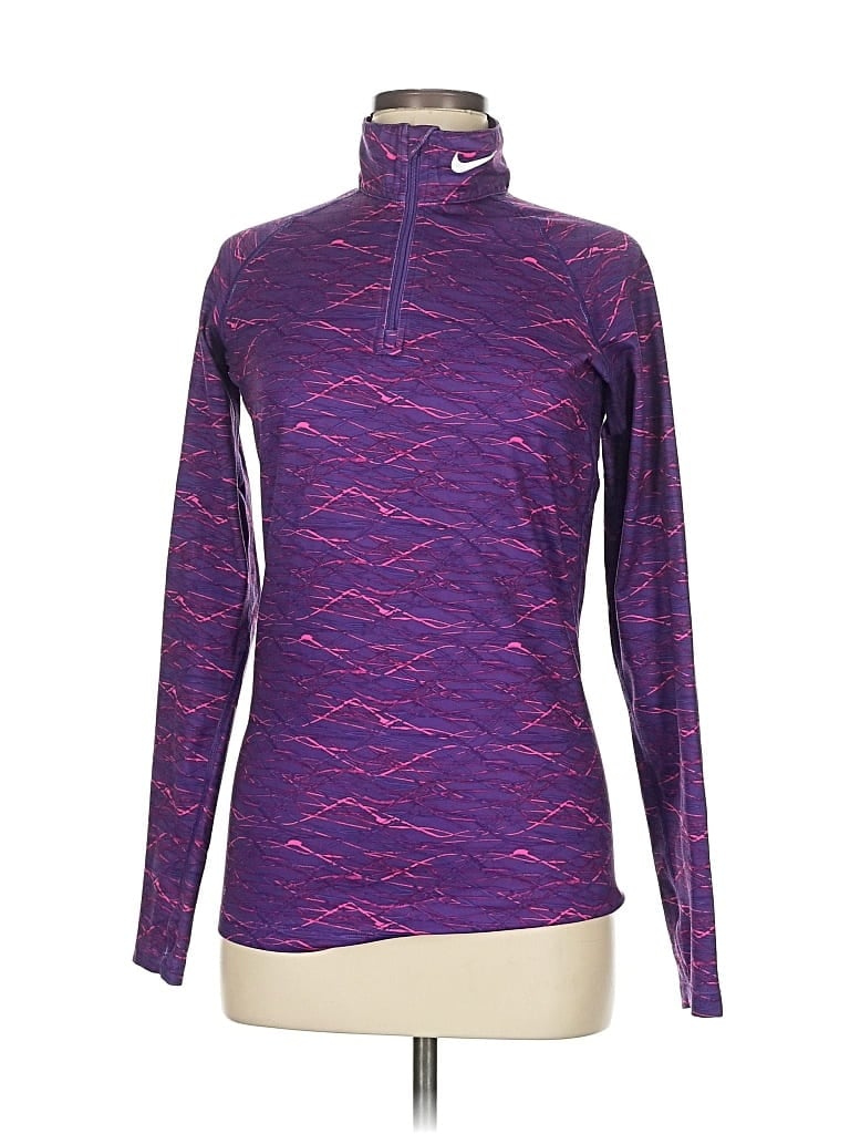 Pre-owned Nike Long Sleeve T-shirt In Purple