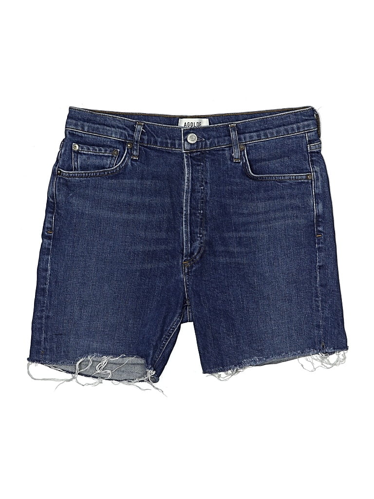 Pre-owned Agolde Denim Shorts In Blue
