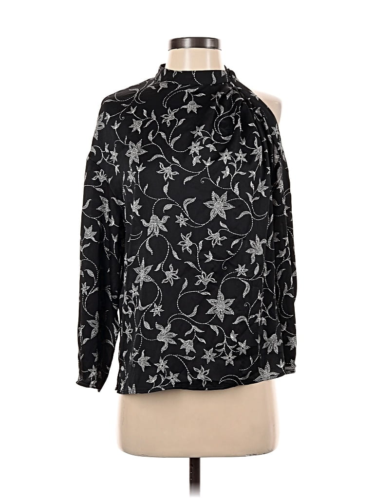 Pre-owned Vince Camuto 3/4 Sleeve Blouse In Black
