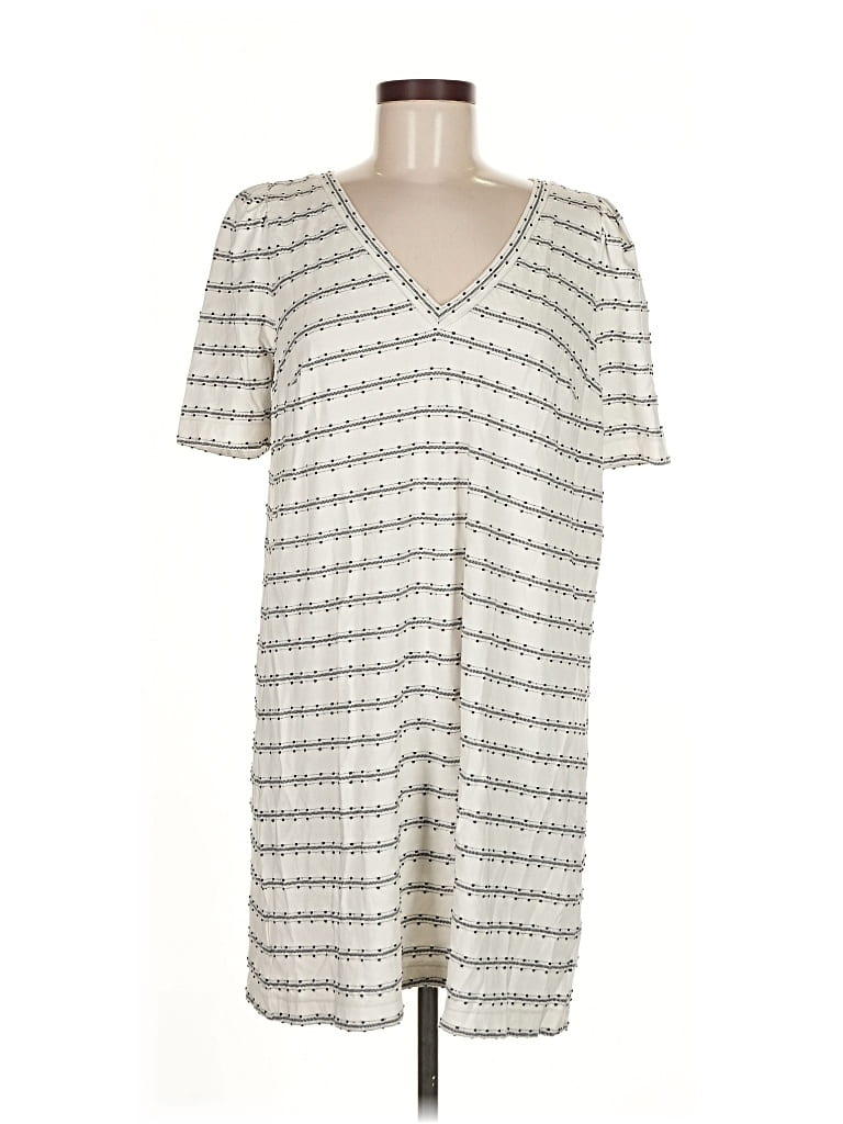 Pre-owned Ann Taylor Loft Casual Dress In Silver