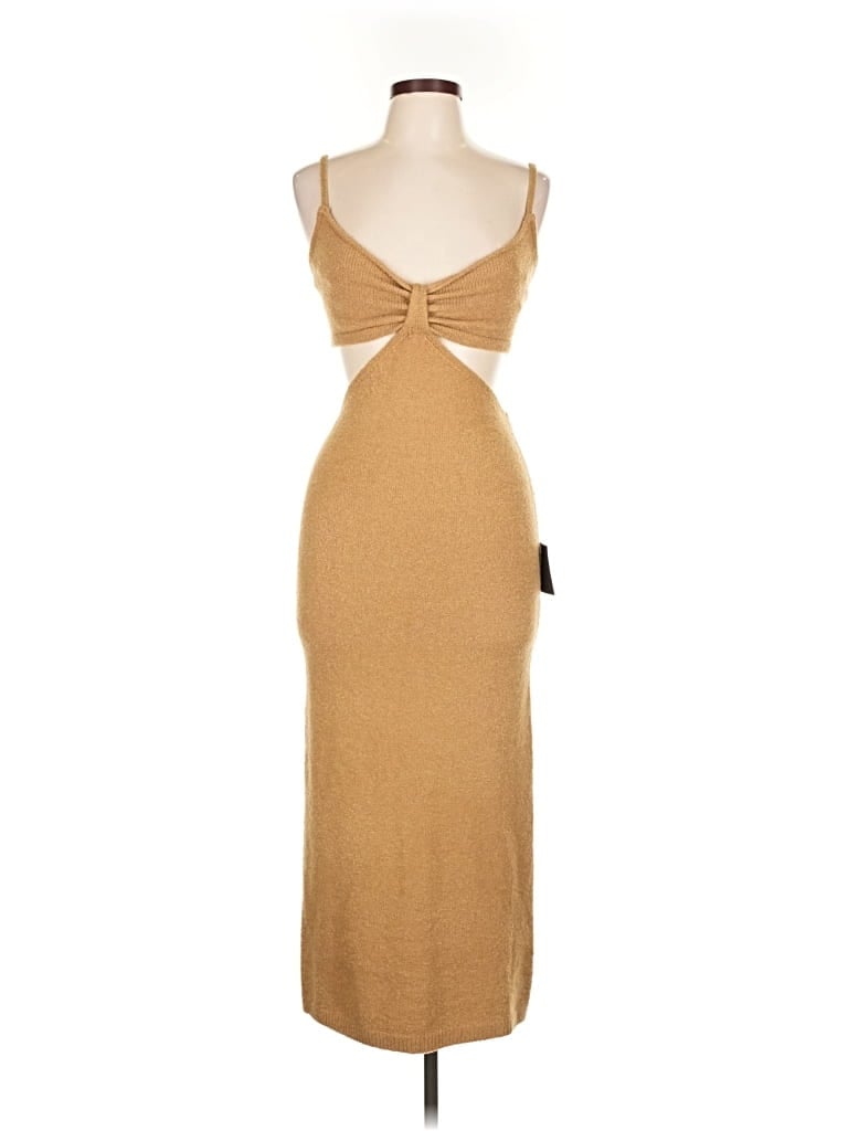 Pre-owned Lulus Cocktail Dress In Brown