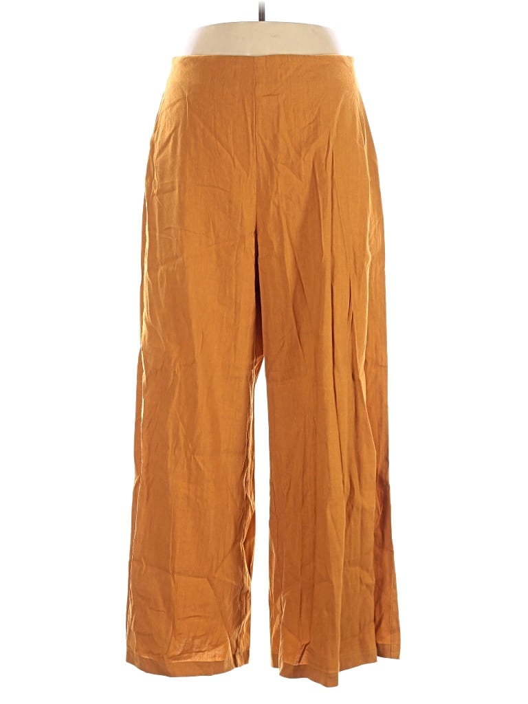 Pre-owned Cuyana Linen Pants In Orange