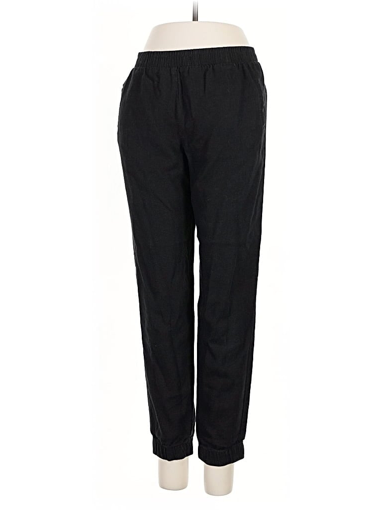 Pre-owned Love Tree Linen Pants In Black