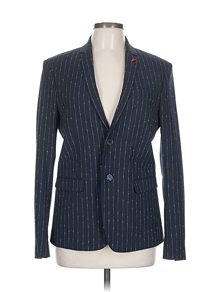 Pre-owned Patrizia Pepe Blazer Jacket In Blue