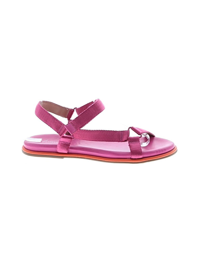 Pre-owned Anthropologie Sandals In Pink