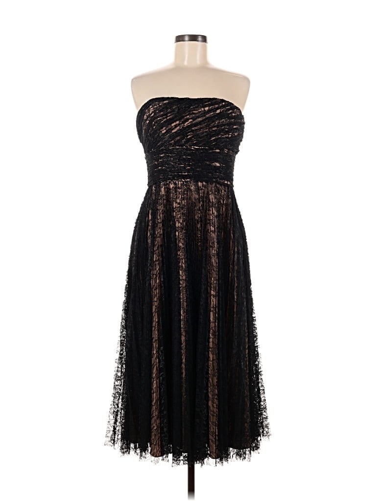 Pre-owned Badgley Mischka Cocktail Dress In Black