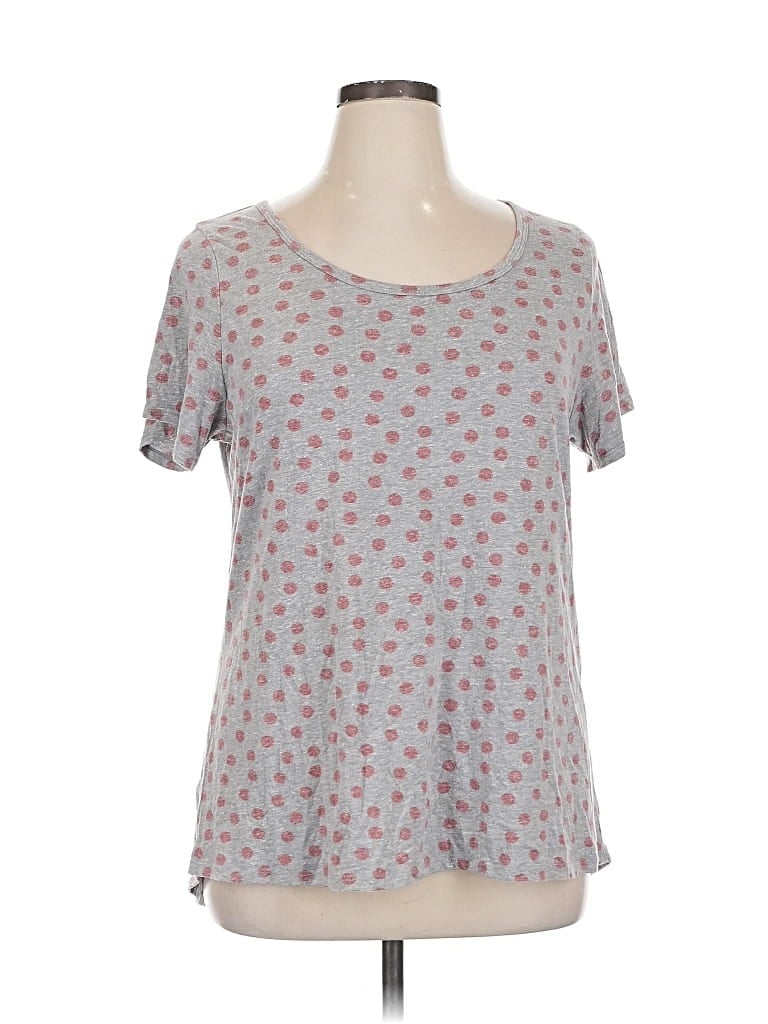 Pre-owned Lularoe Short Sleeve T-shirt In Gray