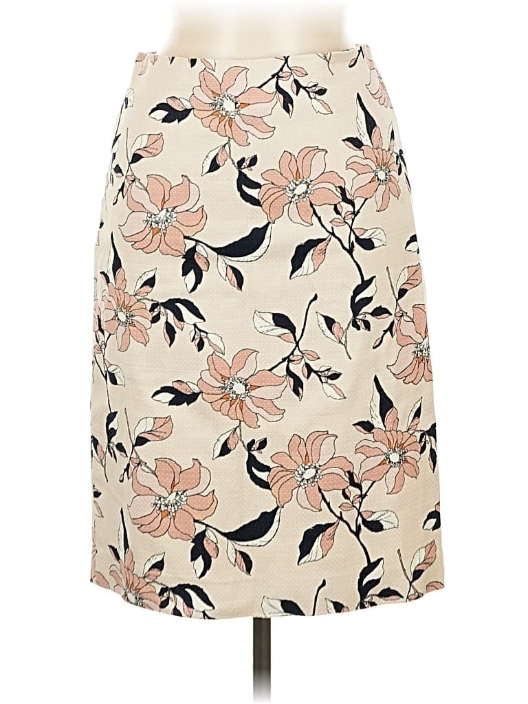 Pre-owned Ann Taylor Casual Skirt In White