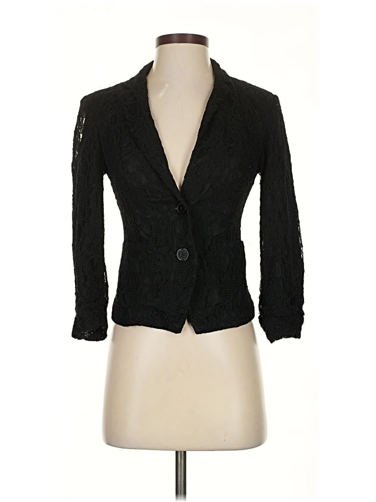 Pre-owned Express Blazer Jacket In Black