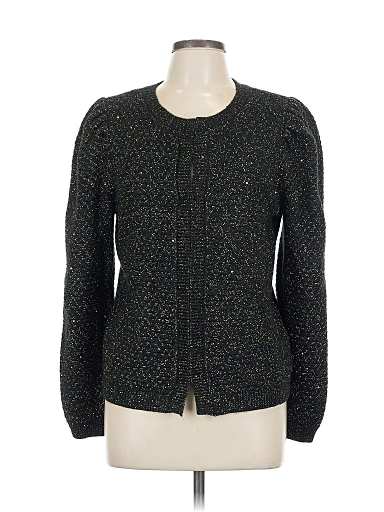 Pre-owned Express Cardigan Sweater In Black