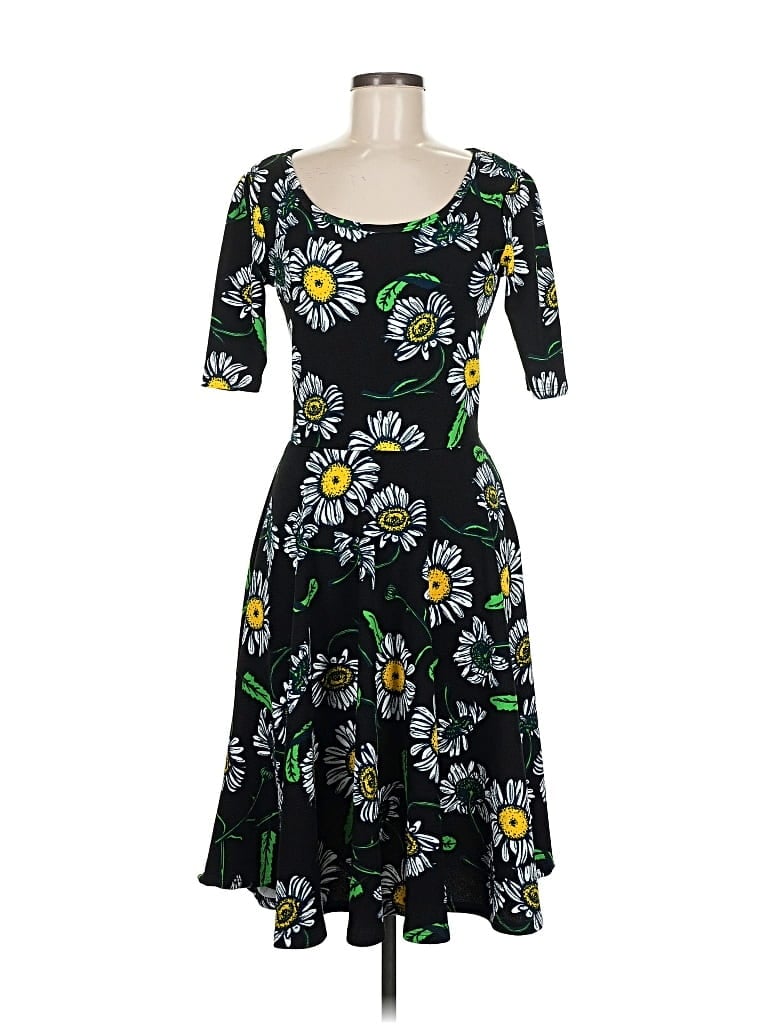 Pre-owned Lularoe Casual Dress In Black