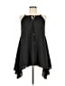 DKNY 100% Polyester Solid Black Casual Dress Size Med - Lg - photo 1