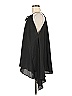 DKNY 100% Polyester Solid Black Casual Dress Size Med - Lg - photo 5