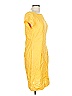 LIVEN Solid Yellow Casual Dress Size 12 - photo 4