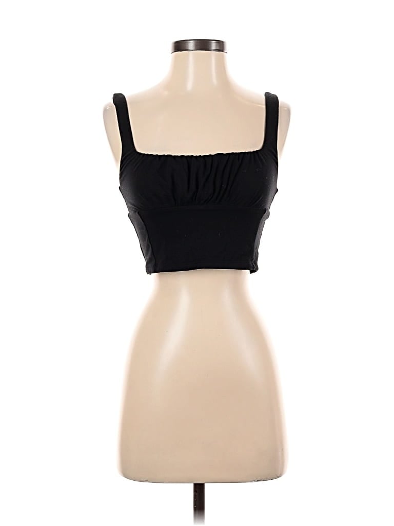 Pre-owned Wilfred Free Sleeveless Top Black Sweetheart Neckline Tops