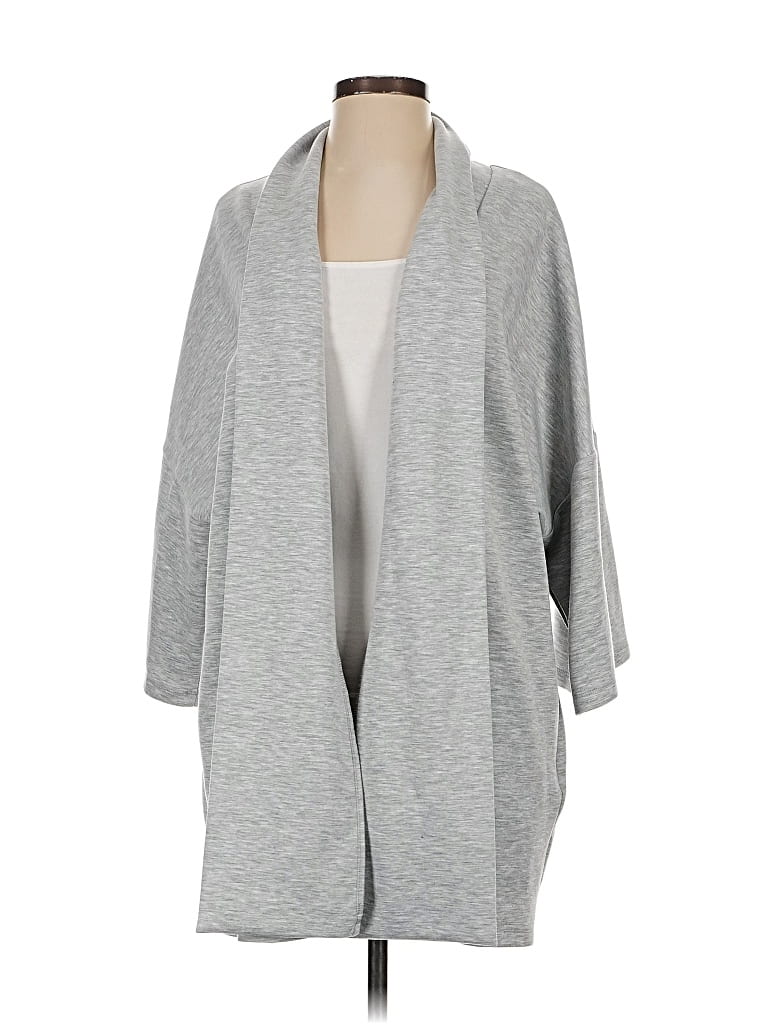 Pre-owned Assorted Brands Cardigan Sweater In Gray