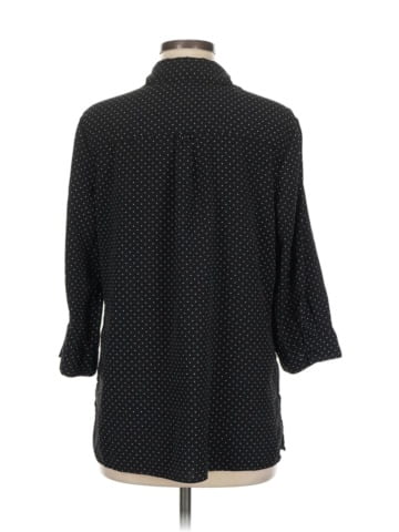Notations 3/4 Sleeve Button-Down Shirt (view 2)