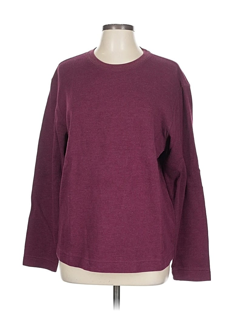 Pre-owned Gap Pullover Sweater In Burgundy