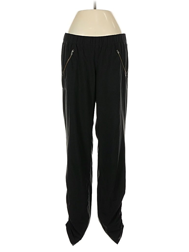 Pre-owned Athleta Track Pants In Black