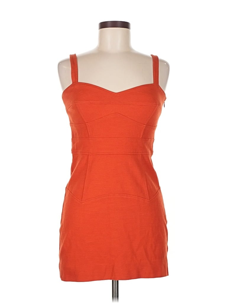 Pre-owned Diane Von Furstenberg Cocktail Dress In Orange