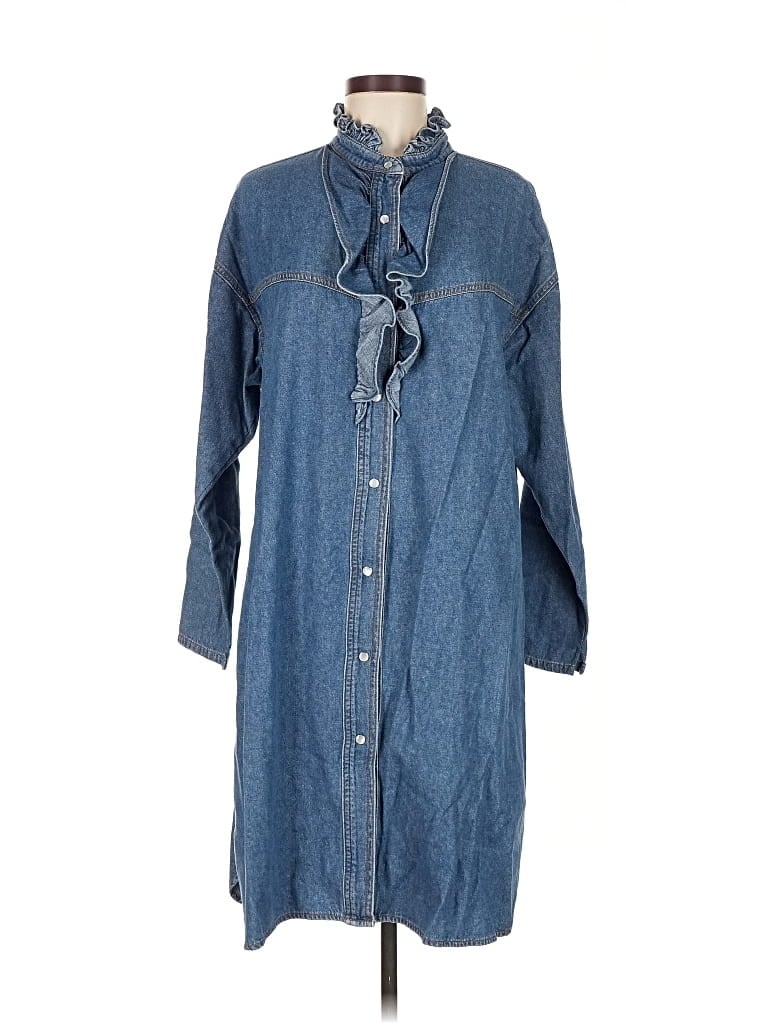 Pre-owned Overlover Casual Dress In Blue