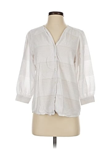 J. McLaughlin 3/4 Sleeve Button-Down Shirt (view 1)