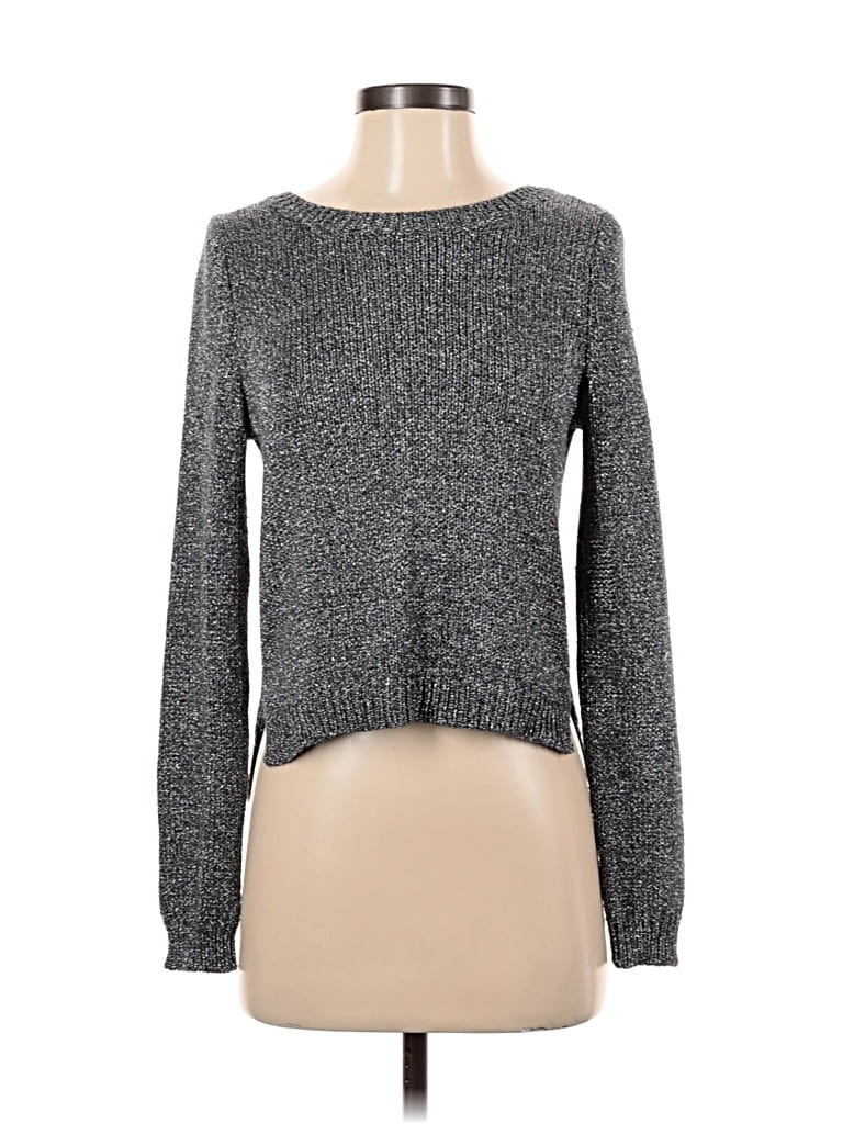 Pre-owned Divided By H&m Pullover Sweater In Gray