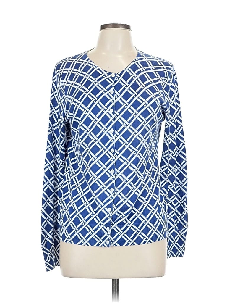 Pre-owned L.l.bean Cardigan Sweater In Blue