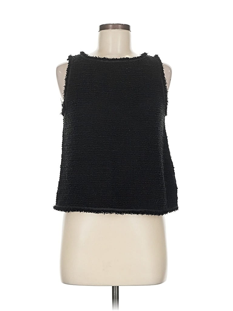 Pre-owned Max Studio Sleeveless Top Black Halter Neckline Tops