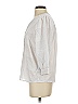 J. McLaughlin 100% Cotton White 3/4 Sleeve Button-Down Shirt Size S - photo 5