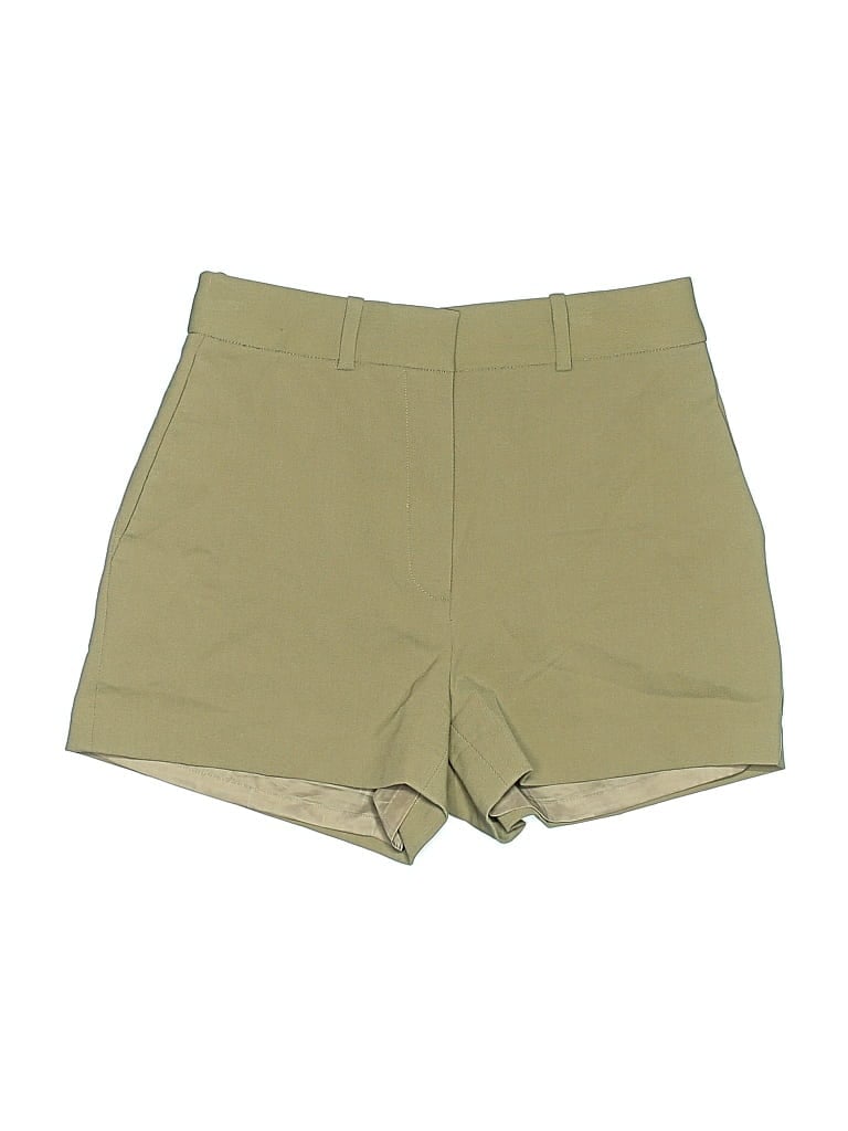 Pre-owned Babaton Khaki Shorts In Brown
