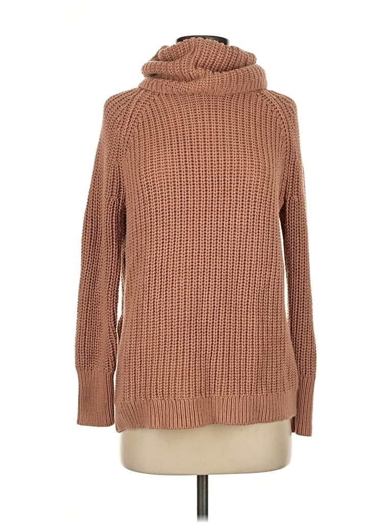 Pre-owned Haven Well Within Turtleneck Sweater In Brown