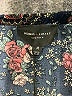 Romeo & Juliet Couture 100% Polyester Floral Black Blue Jumpsuit Size M - photo 3