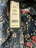 Romeo & Juliet Couture 100% Polyester Floral Black Blue Jumpsuit Size M - photo 4