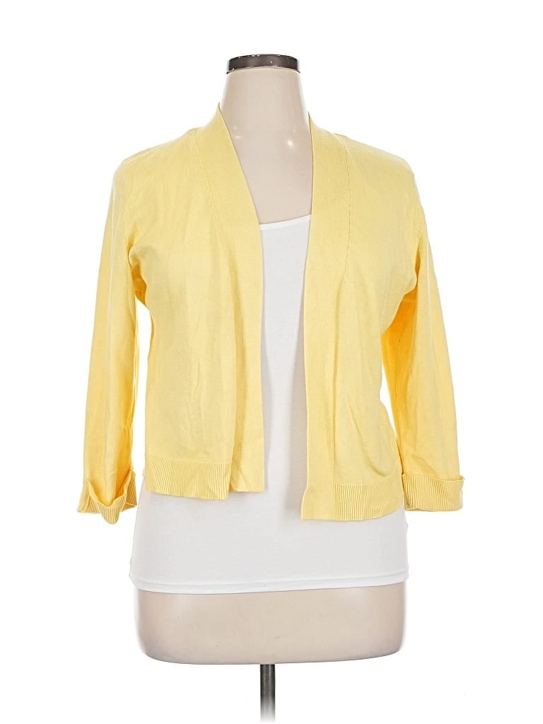 Pre-owned Verve Ami Cardigan Sweater In Yellow