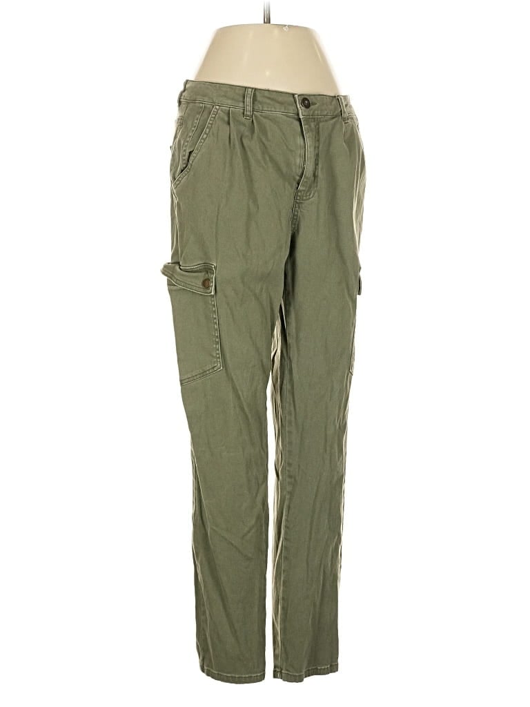 Pre-owned Noisy May Cargo Pants In Green