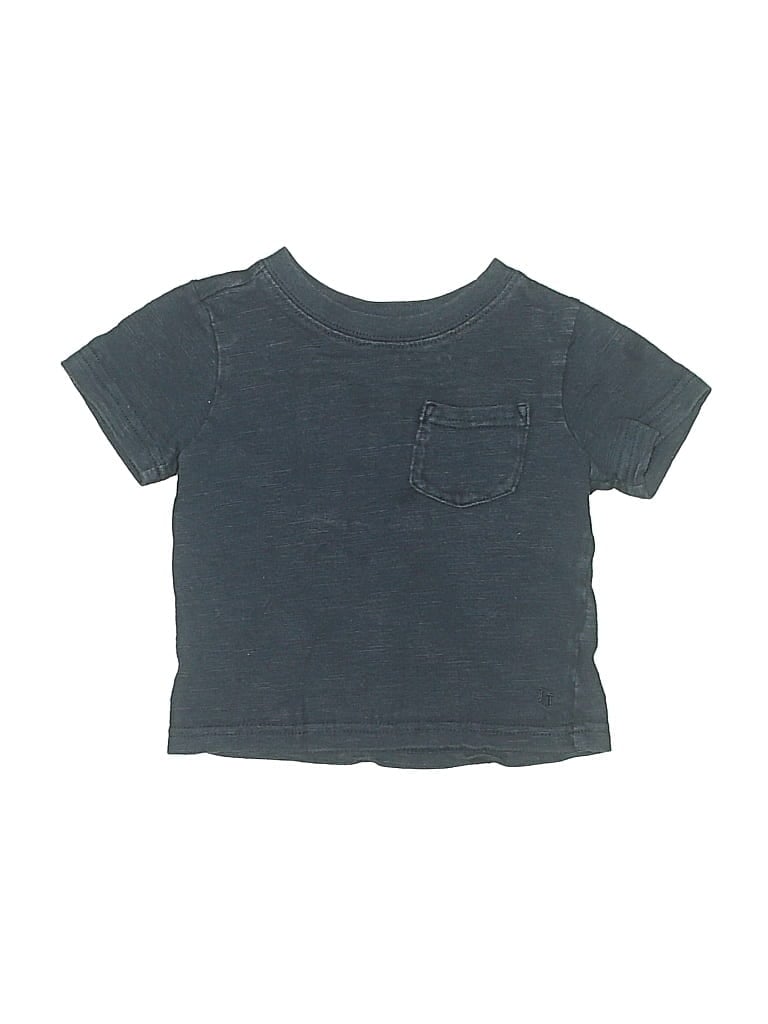 Pre-owned Janie And Jack Kids' Short Sleeve T-shirt In Blue