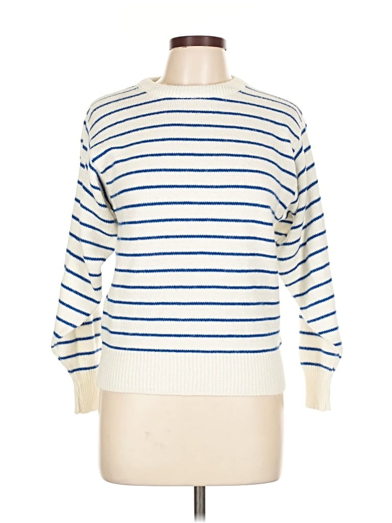 Pre-owned Assorted Brands Pullover Sweater In Blue