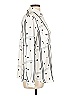 Assorted Brands 100% Polyester Polka Dots Ivory White Long Sleeve Blouse Size L - photo 4