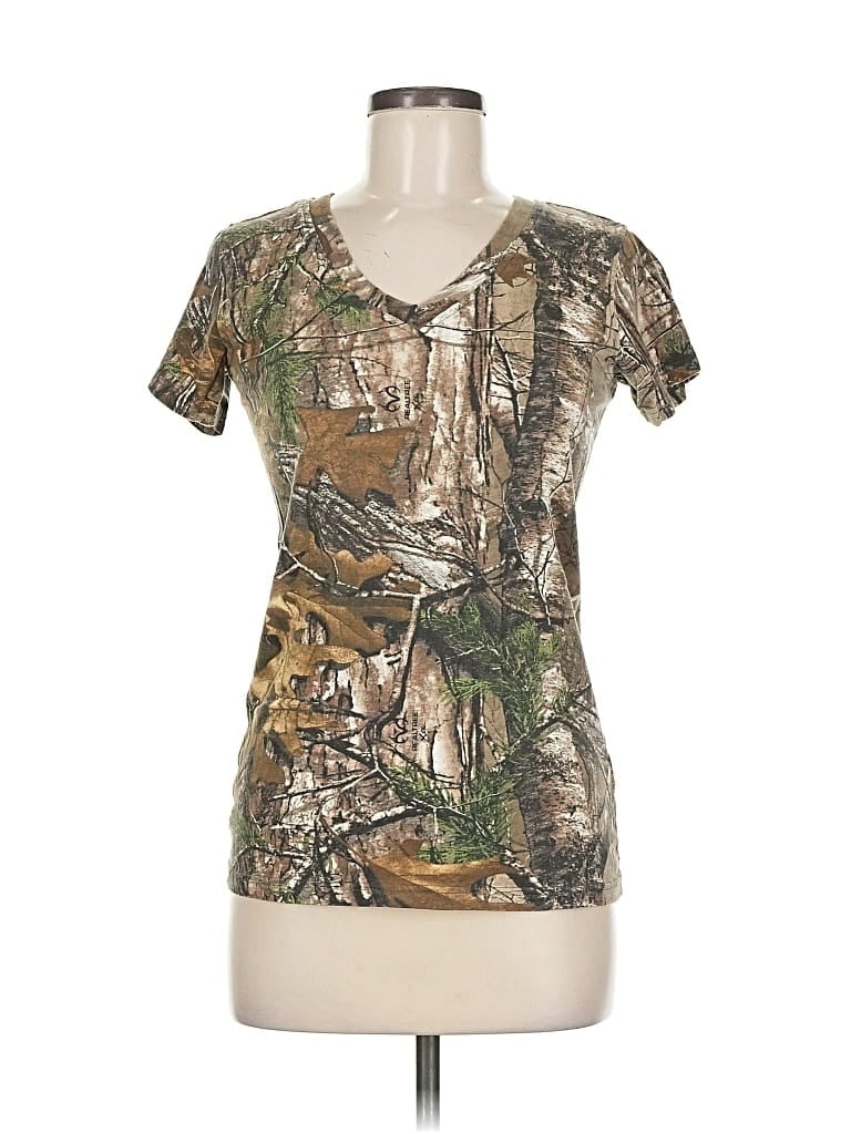 Pre-owned Magellan Outdoors Short Sleeve T-shirt In Brown