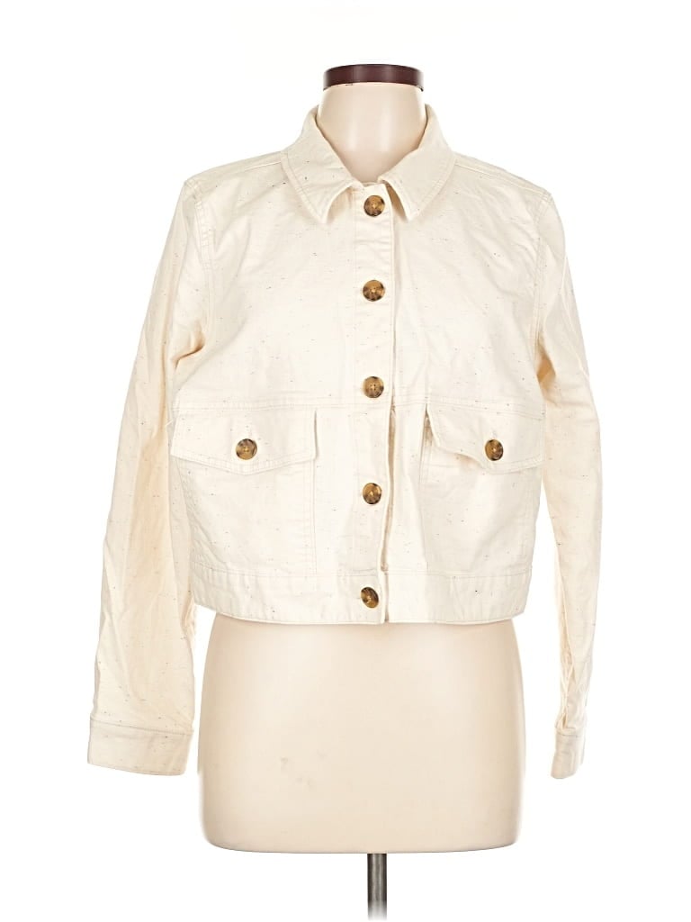 Pre-owned Lauren Conrad Jacket In White