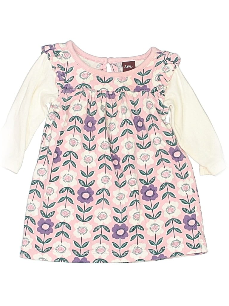 Pre-owned Tea Babies' Dress In White