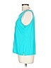 Chico's Teal Blue Sleeveless T-Shirt Size Lg (2) - photo 5