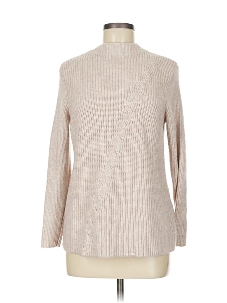 Pre-owned Chico's Turtleneck Sweater In Brown