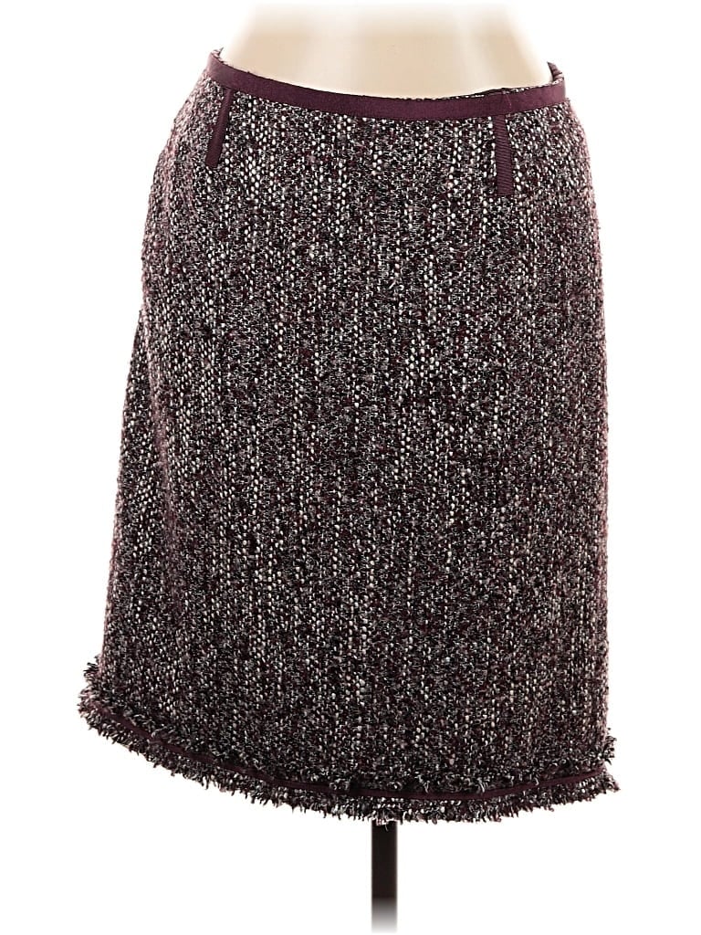 Pre-owned Talbots Casual Skirt In Burgundy