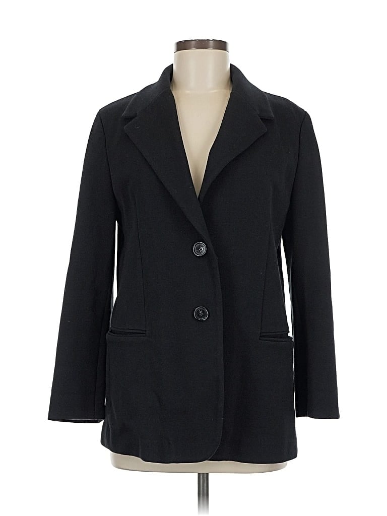Pre-owned St John Blazer Jacket In Black