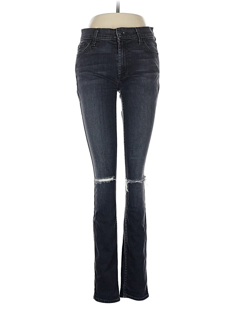 Pre-owned 7 For All Mankind Jeans In Black