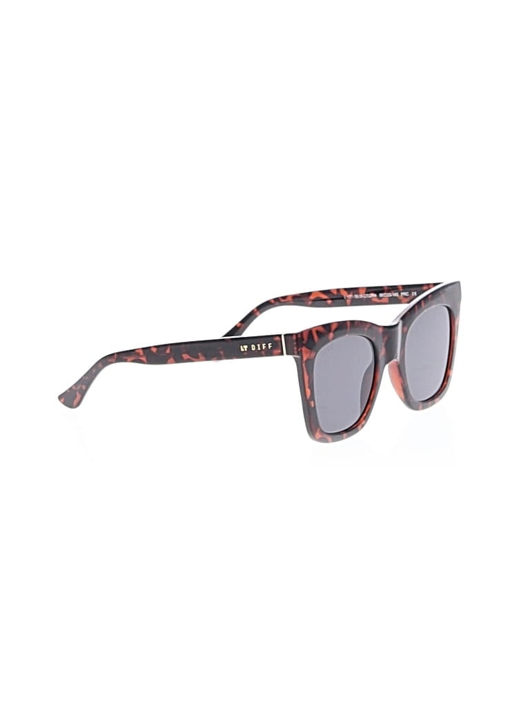 Pre-owned Diff Sunglasses In Brown